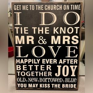 Wedding Sign